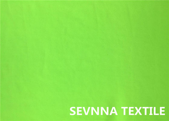 Boyalı Örme Yuvarlak Polyester Saten Kumaş, Parlak Yeşil Polyester Krep Kumaş