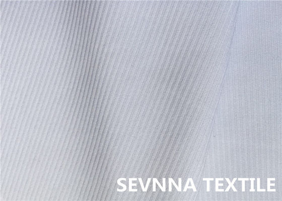 Yağa Dayanıklı Beyaz Likra Kumaş, 2 Yollu Streç Polyester Likra Spandex Kumaş
