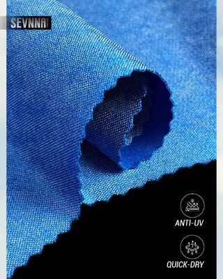 Repreve kumaş Yüksek solunumluluk hızlı kurutma yüzme kıyafetleri ve aktif kıyafetler için UV koruması