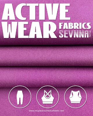 Nemle Başa Çıkan Yüksek Solunumlu Süper Yumuşak Stretch Sport Bra Kumaşı Egzersiz Sütyen Malzemesi