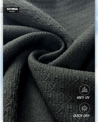 Yüksek Klor Direnci Dokulu Mayo Kumaşı, %98 Geri Dönüştürülmüş Polyester ve UPF 50+ Koruma