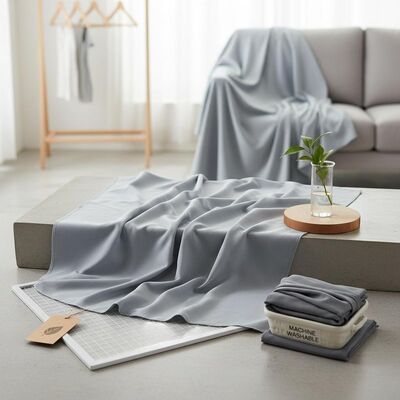 Kırışıklık Dayanıklı Solunumlu Geri Dönüştürülmüş Poliester Kumaş Makine Moda ve Ev Kullanımı için Yıkanabilir
