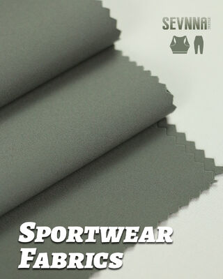 87% Nylon 13% Spandex, UPF 50+ ve Spor Tekstilleri için solunumlu örgü ile koşu kumaşları
