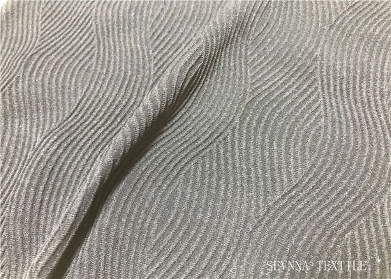İyi Şekil Tutma Atletik Örgü Kumaş, Activewear İçin Kullanılan Gri Kumaşlar