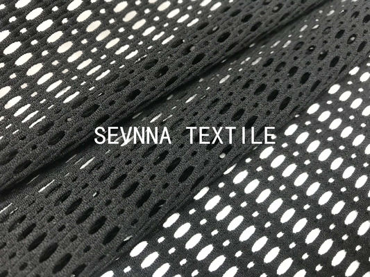 Spor Polyester Spandex Malzeme Geri Dönüşümlü Plastik Şişe Iplikleri Spor Net Mesh Moda Giyim Kapak Ups