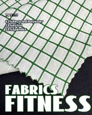 Recycled Fiber Recycled Polyester Double Knit Fabric Suitable for Summer/Autumn Clothing