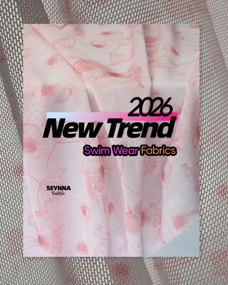 Sürdürülebilir yüzme kıyafetleri için 155cm genişliğinde 105gm Biyodegradable Eco Friendly Swimsuit Fabric