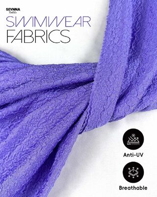 Yüksek performanslı yüzme kıyafetleri ve spor kıyafetleri için 86% geri dönüştürülmüş nilon UPF 50+ 245gm dokulu yüzme kumaşı