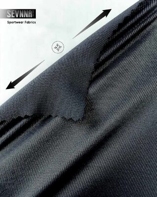 UPF 50+ Yüksek Performanslı Spor Tekstilleri için 4 yönlü germe ve 240 GSM ile koşu kumaşları