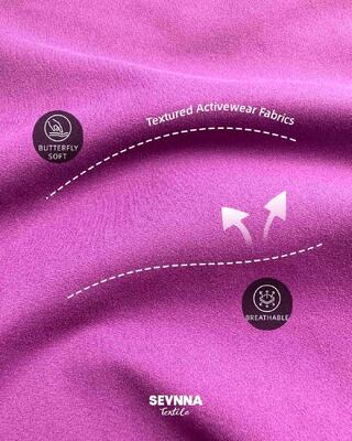 Nemle Başa Çıkan Yüksek Solunumlu Süper Yumuşak Stretch Sport Bra Kumaşı Egzersiz Sütyen Malzemesi