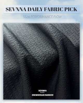 Yüksek Klor Direnci Dokulu Mayo Kumaşı, %98 Geri Dönüştürülmüş Polyester ve UPF 50+ Koruma