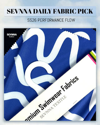 Yetişkinler için geri dönüştürülmüş mayo kumaşı Sürdürülebilir çevre dostu malzeme, mayo kıyafetleri ve aktif kıyafetler üretimi için uygundur