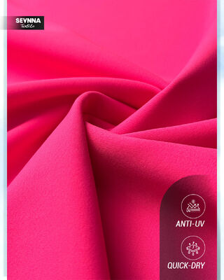 152cm genişliğinde Polyester Spandex kumaşı, Yüksek Elastisite ve Özel Renkli Aktif Giyim ve Yüzme Giysi