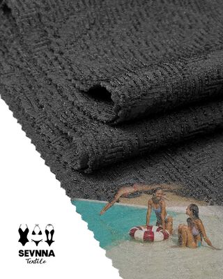 Geri Dönüştürülmüş Polyesterin %53'ü ve 390gsm Ağırlığı ile Sürdürülebilir Tekstil Çözümleri İçin Dairesel Örgü Geri Dönüştürülmüş Naylon Kumaş