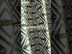 Geri dönüştürülmüş poliester malzemesi için 120cm genişliğinde çift örgü kumaşı