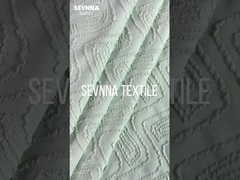 Yaz/sonbahar için Jacquard tarzı çift örgü kumaşı