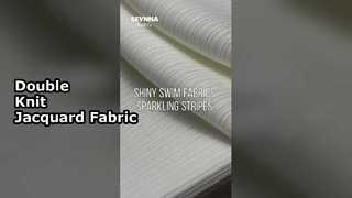 Geri Dönüştürülmüş Polyester Çift Örgü Kumaş, Jakar Tarzı ve 160cm Genişliğinde, Çevre Dostu Giyim İçin