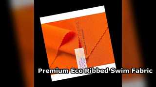 Premium UPF 50 Geri Dönüştürülmüş Nervürlü Yüzme Kumaşı SP7616