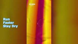 Yüksek performanslı aktiv kıyafetler için kokusuz teknoloji ve nefes alabilen ağlı 180Gsm koşu kumaşları